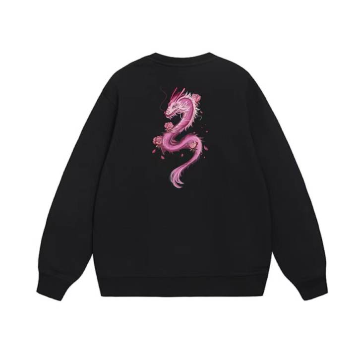 Adidas Adidas Sweatshirts Unisex Black Crew Neck Thickened Regular