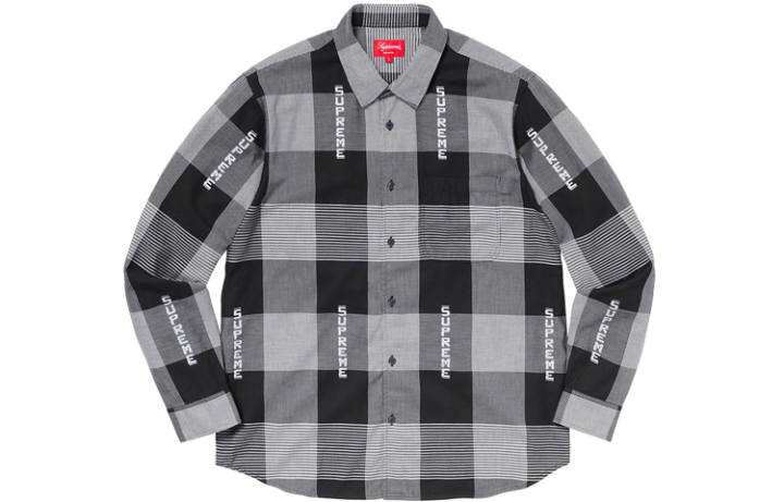 Supreme Supreme Logo Plaid Shirt
