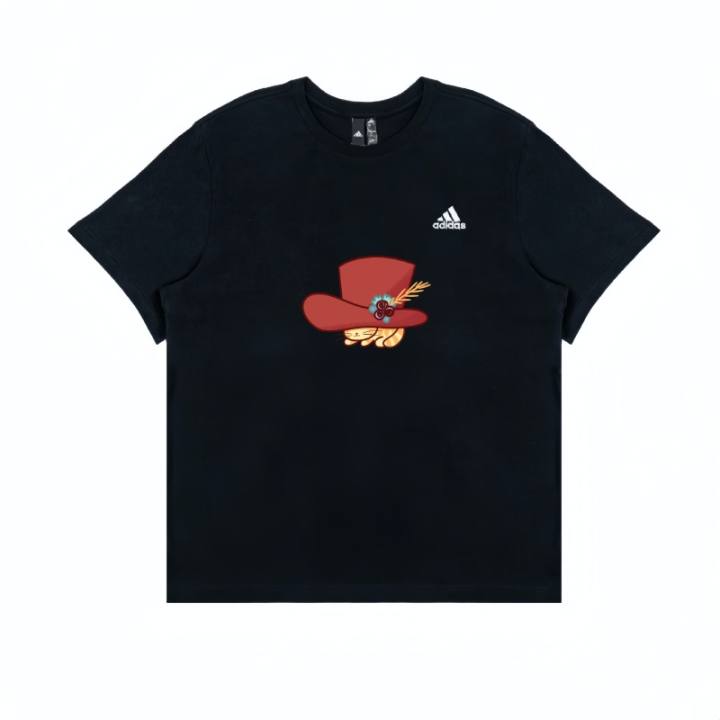 Adidas Adidas T Shirts Unisex Black Crew Neck Moderate Straight Fit