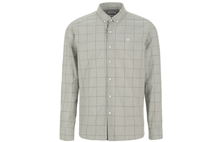 Timberland Shirts Men's Gray Pointed Collar Moderate Other
