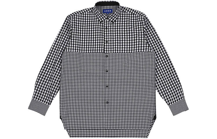 ADER ERROR ADER ERROR Shirts Men's Black Square Collar Moderate Shirt