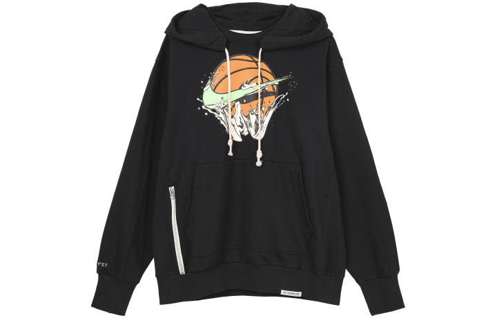 Nike Nike Dri Fit Sweatshirts Men's Black Hooded Non Detachable Moderate Other