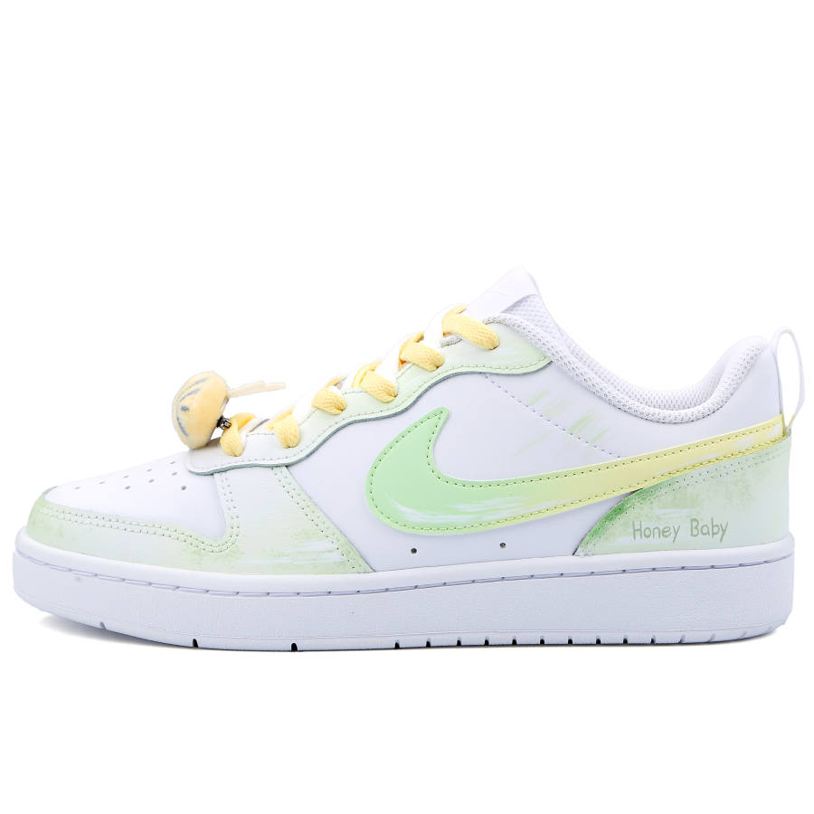 Nike Nike Court Borough Low 2 Leather Slip Resistant Cushioning Abrasion Resistant
