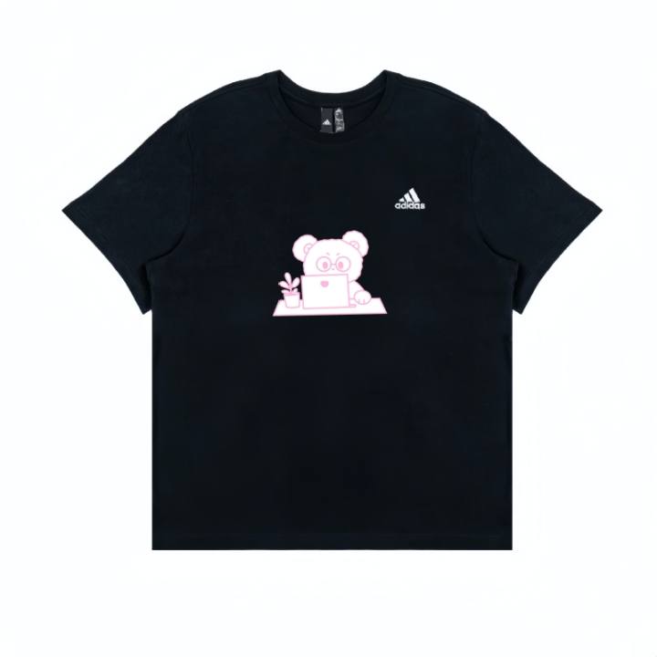 Adidas Adidas T Shirts Unisex Black Crew Neck Moderate