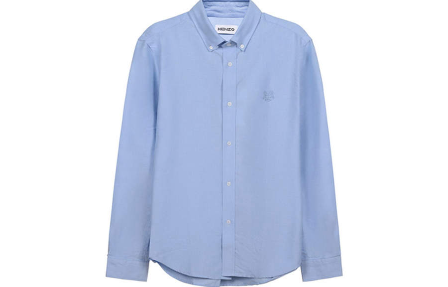 KENZO KENZO Classic Tiger Head Shirt Men's Light Blue