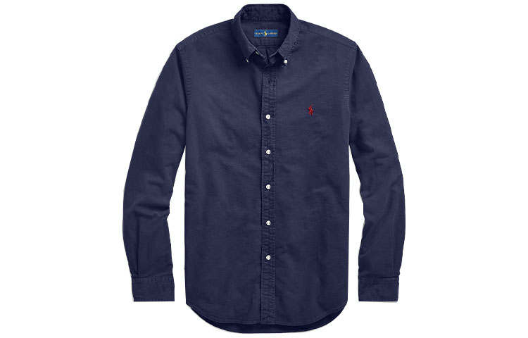 Polo Ralph Lauren SS21 Shirt Classic Version Men's Dark Blue