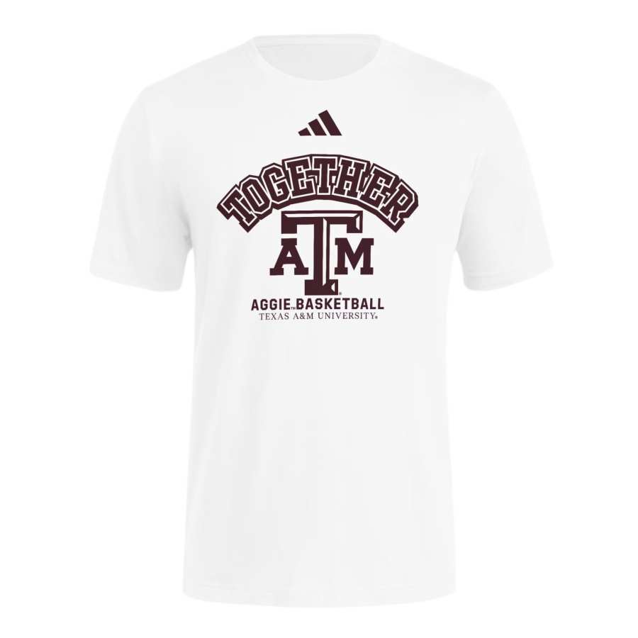 Adidas Adidas Free Shipping With AdiClub Texas A&M Aggies College Basketball Shooting Shirt