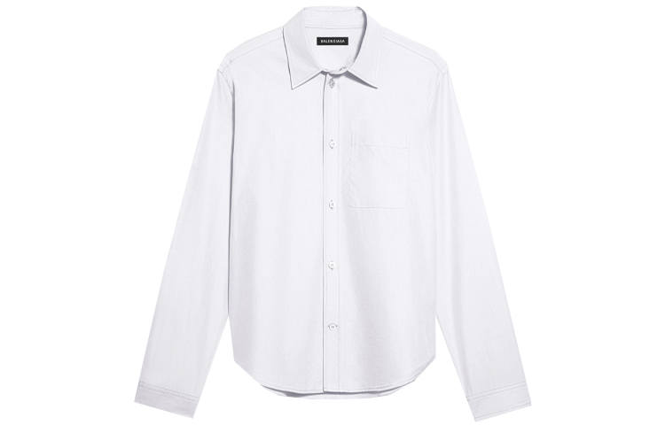 Balenciaga Shirt Regular Fit Men's White