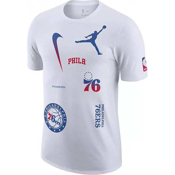 Jordan Nike Nba Philadelphia 76ers Courtside Statement Edition T shirt