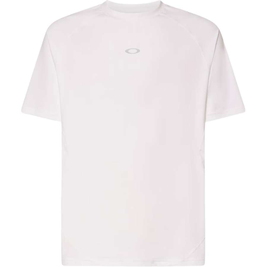 Oakley T Shirts Men's White Crew Neck Moderate Straight Fit