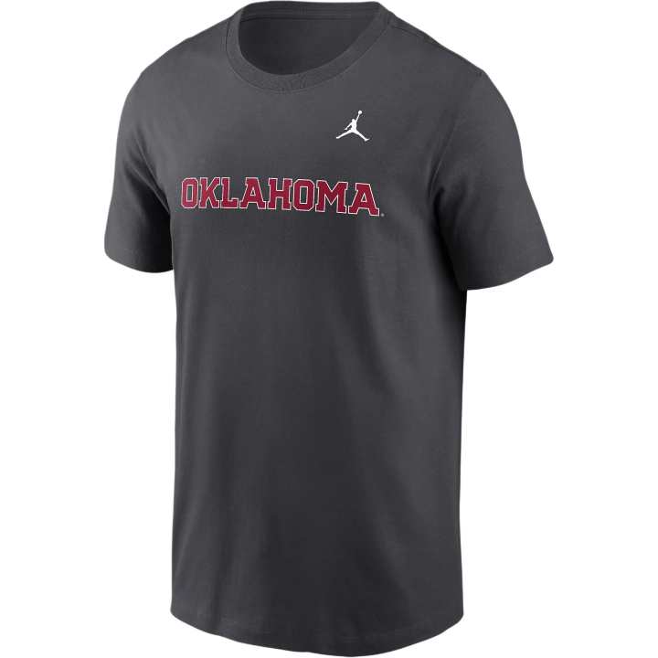 Jordan Jordan Oklahoma Sooners Primetime Wordmark Men's Jordan College T Shirt