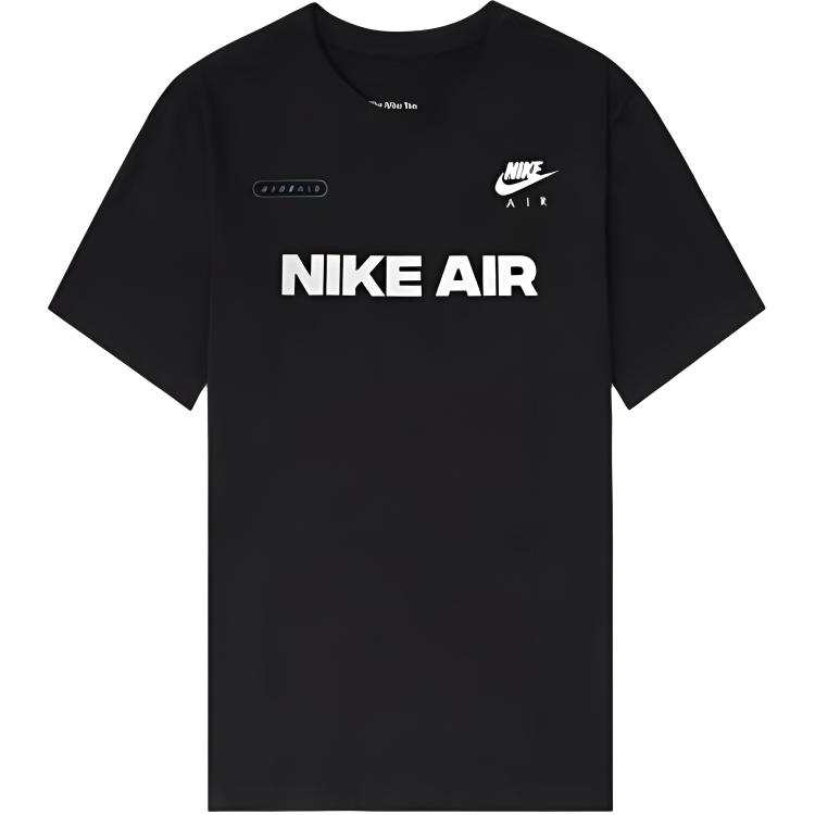 Nike Nike T Shirts Men's Black Crew Neck Straight Fit