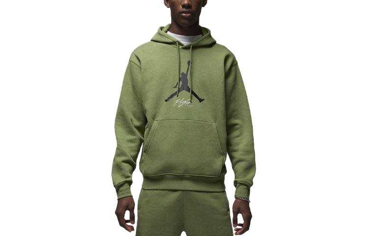 Jordan Jordan Sweatshirts Men's Oil Green Hooded Moderate Regular