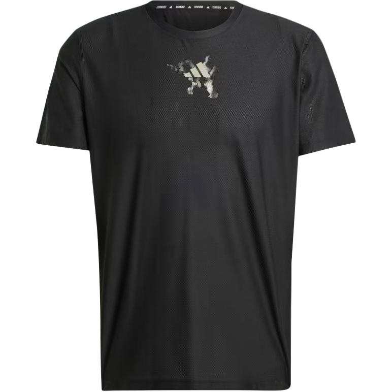 Adidas Adidas Ultimate T Shirts Men's Black Crew Neck Moderate Straight Fit