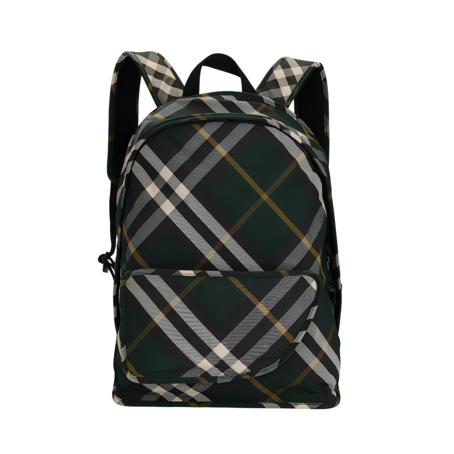 Burberry Burberry Polyamide Backpack Men's Ivy Green