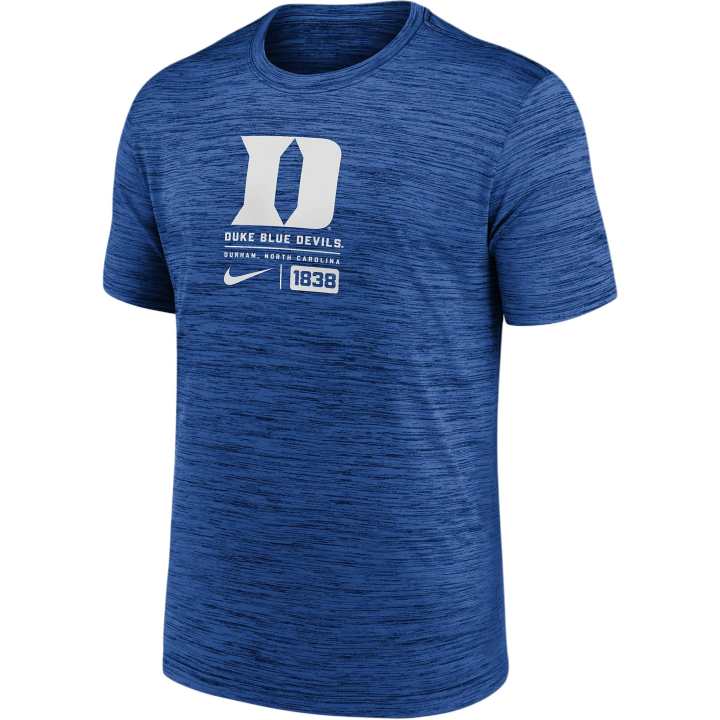 Nike Nike Duke Blue Devils Campus Center Block Velocity Men's Nike Dri FIT College T Shirt