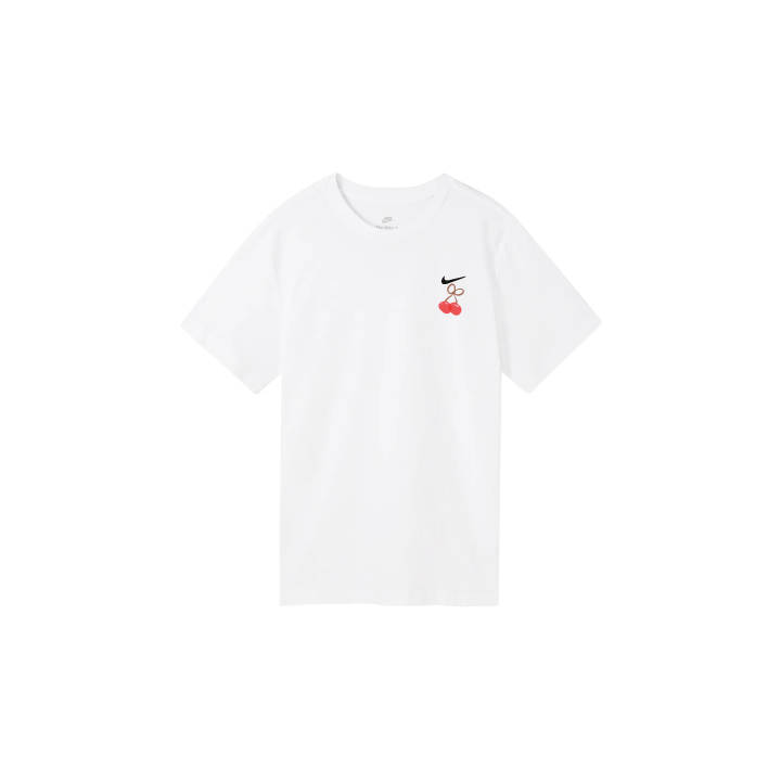 Nike Nike T Shirts Men's White Crew Neck Moderate Straight Fit