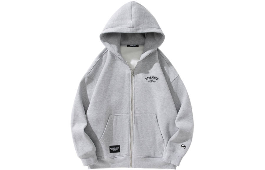 STORMATE Sweatshirts Unisex Hooded Moderate Cardigan