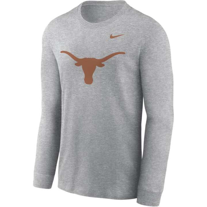 Nike Nike Texas Longhorns Primary Logo Men's Nike College Long Sleeve T Shirt