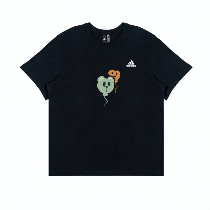 Adidas Adidas T Shirts Unisex Black Crew Neck Moderate