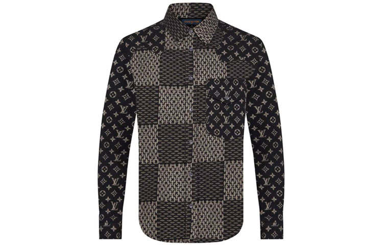 LOUIS VUITTON LOUIS VUITTON Shirt Men's Black