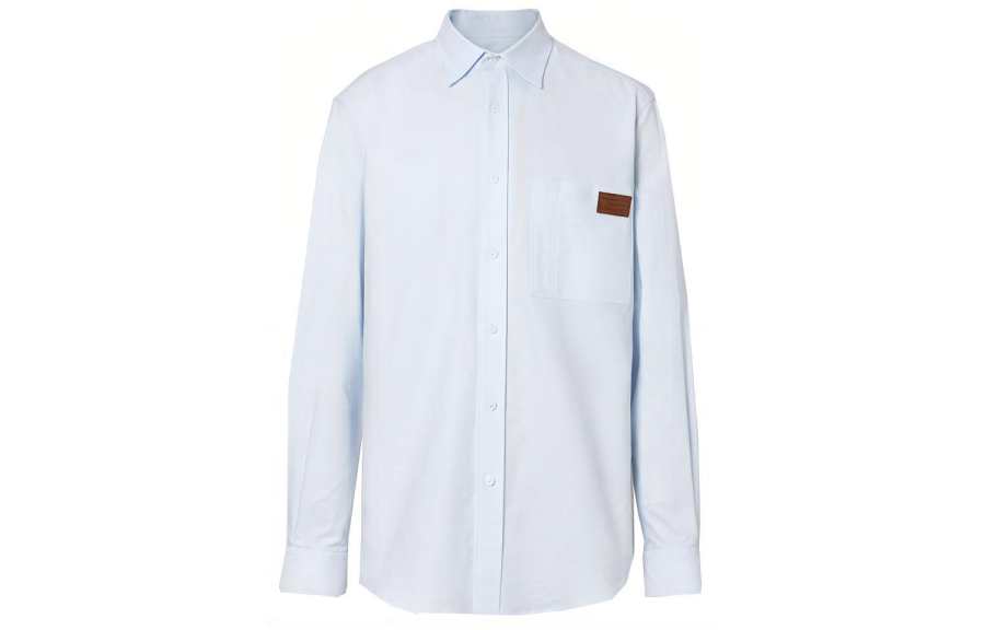 Burberry Shirt Men's Light Blue