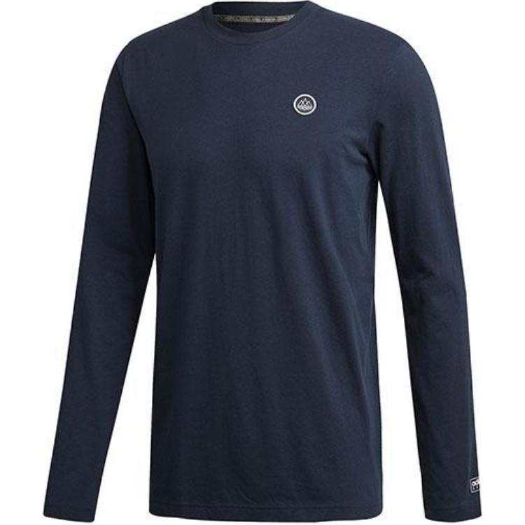 Adidas Originals SPZL LS T Shirt Men's Marine Blue