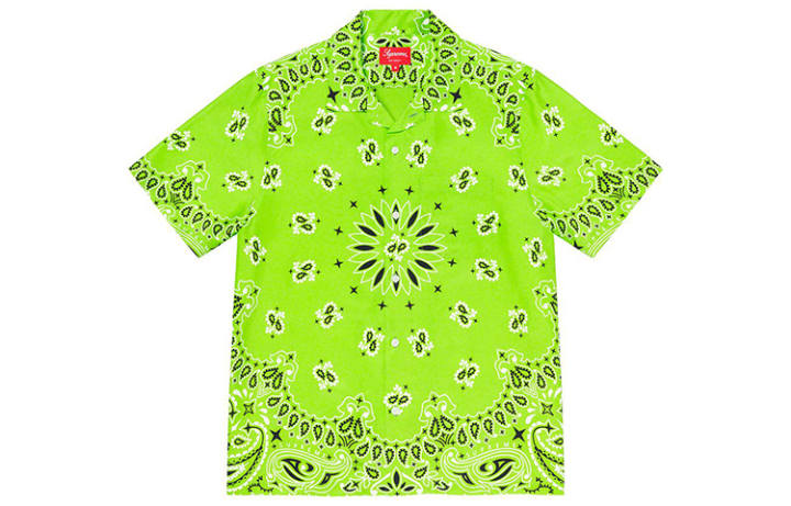Supreme Supreme Bandana Silk S/S Shirt