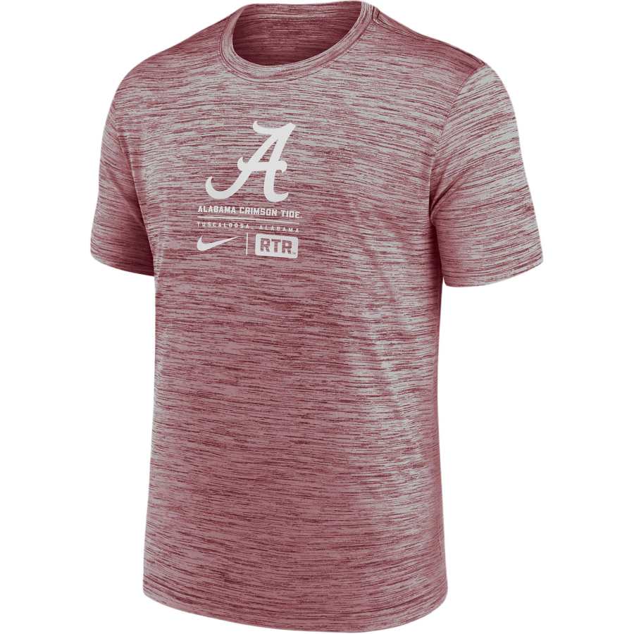 Nike Nike Alabama Tide Campus Center Block Velocity Men's Nike Dri FIT College T Shirt