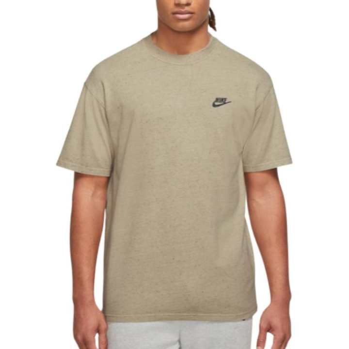 Nike Nike T Shirts Men's Khaki Crew Neck Moderate Straight Fit