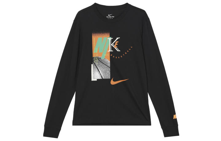 Nike Nike T Shirts Men's Black Crew Neck Moderate