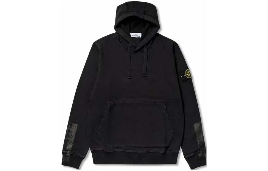 STONE ISLAND Printed Hooded Sweatshirt