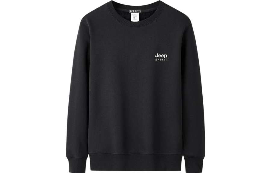 JEEP SPIRIT Sweatshirts Men's Crew Neck Thickened Regular
