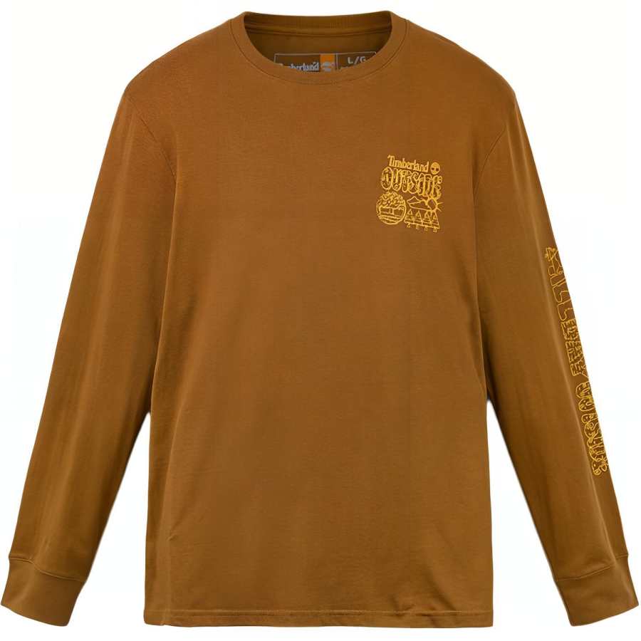 Timberland T Shirt Unisex Dark Wheat