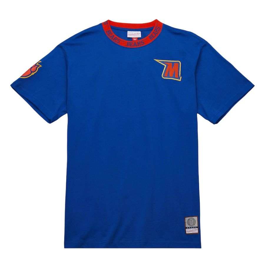 Mitchell Ness Mitchell Ness Royal Morgan State Bears Jacquard Ringer T Shirt Men's Blue