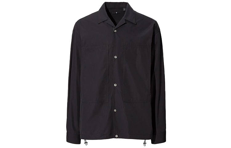 UNIQLO X JIL SANDER Jil Sander Shirts Men's Black Lapel Moderate Other