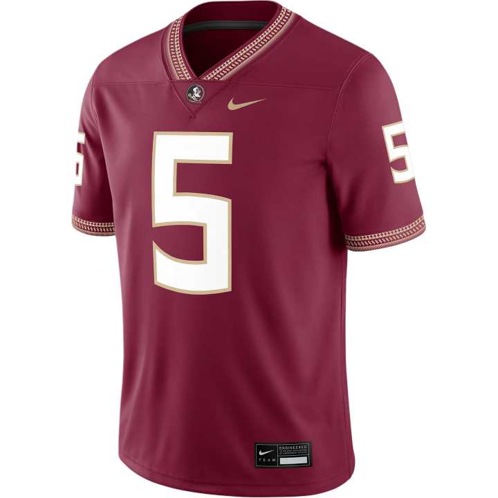 Nike Nike Jameis Winston Florida State Seminoles Men’s Nike Dri-FIT College Game Jersey
