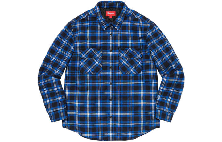 Supreme Supreme Arc Logo Quilted Flannel Shirt