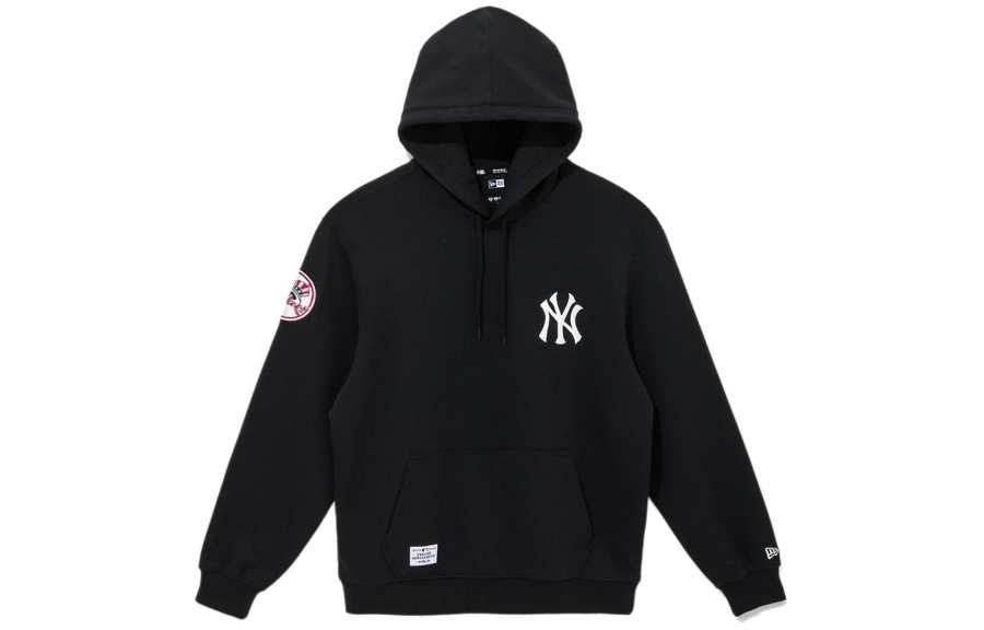 New Era Sweatshirts Men's Black Hooded Moderate Regular
