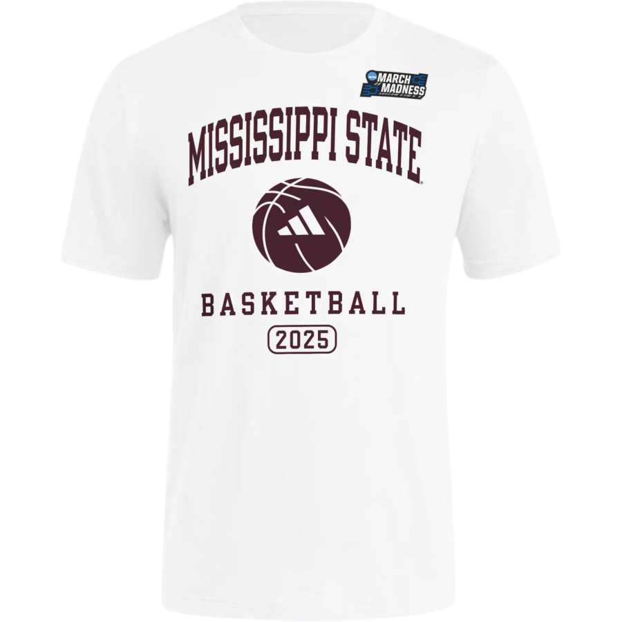 Adidas Adidas Free Shipping With AdiClub Mississippi State March Madness Basketball Shirt