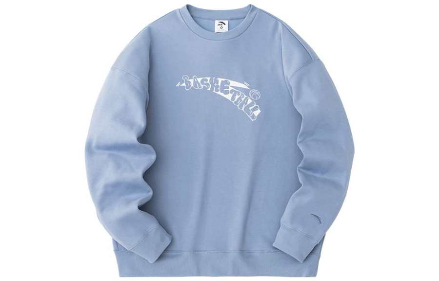 Anta Basketball Collection Sweatshirt Men's Gray Blue