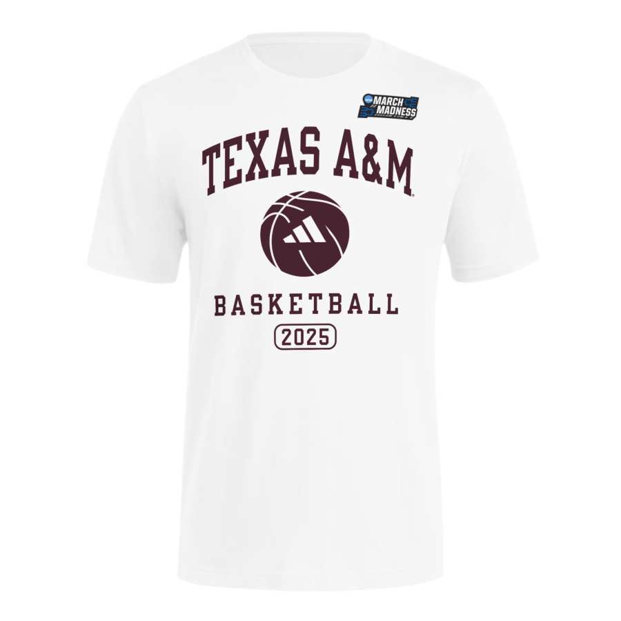 Adidas Adidas Free Shipping With AdiClub Texas A&M March Madness Basketball Shirt
