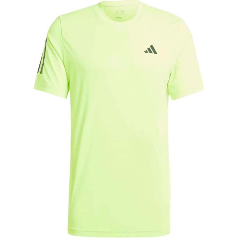 Adidas Adidas T Shirts Men's Green Crew Neck Moderate Straight Fit