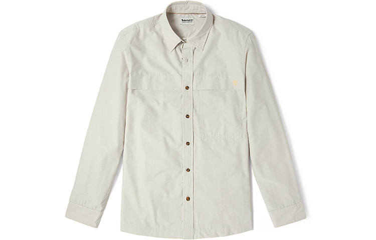 Timberland Shirts Men's White Lapel Moderate Shirt