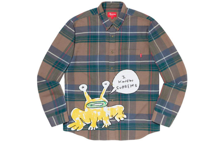 Supreme Supreme Daniel Johnston Plaid Shirt