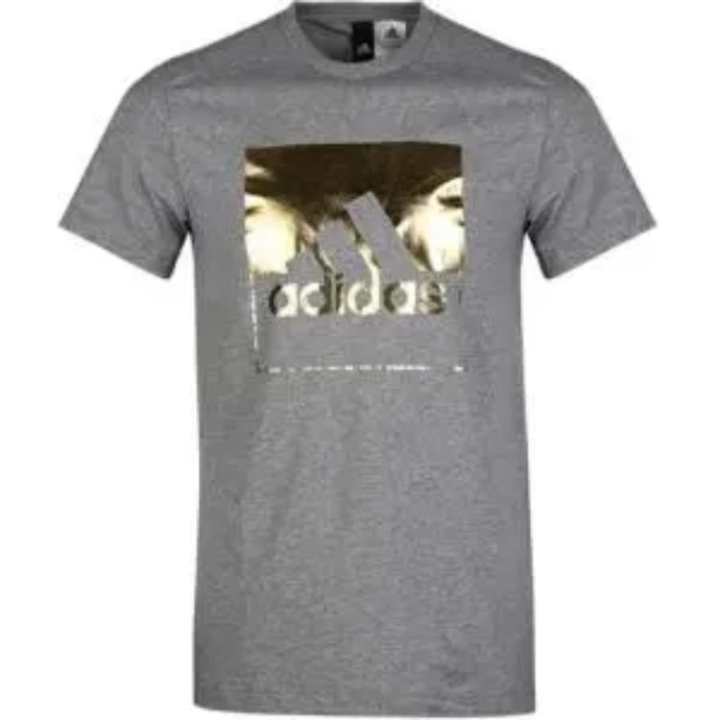 Adidas Adidas GFX T SOB FOIL T Shirt Men's Gray