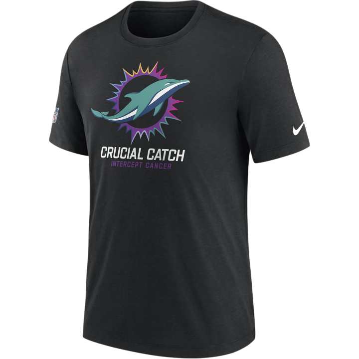 Nike Nike Miami Dolphins Crucial Catch Men's Nike Nfl T-Shirt