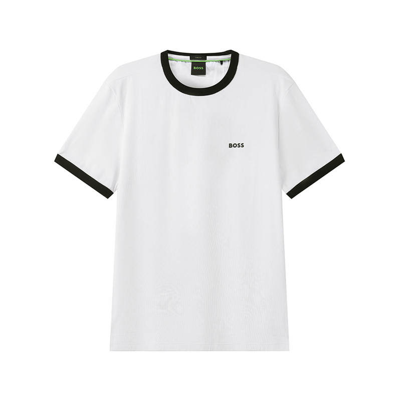 HUGO BOSS Boss HUGO BOSS Logo Detailed Crewneck T Shirt