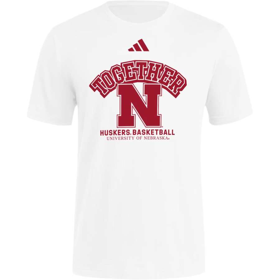 Adidas Adidas Free Shipping With AdiClub Nebraska Cornhuskers College Basketball Shooting Shirt