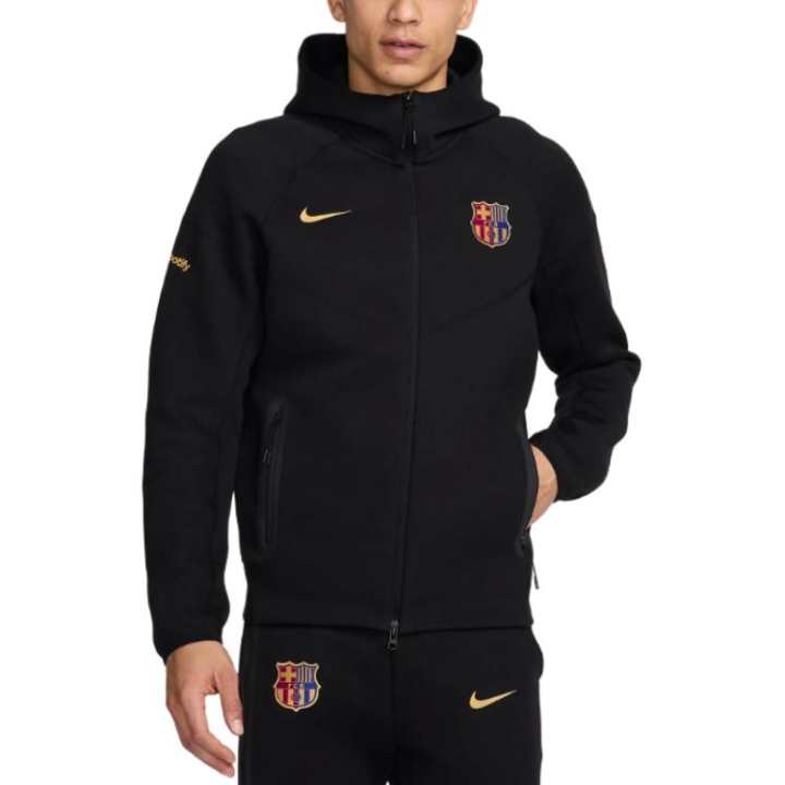 Nike Nike F.C. Barcelona Tech Fleece Windrunner Sweatshirt Men's Black